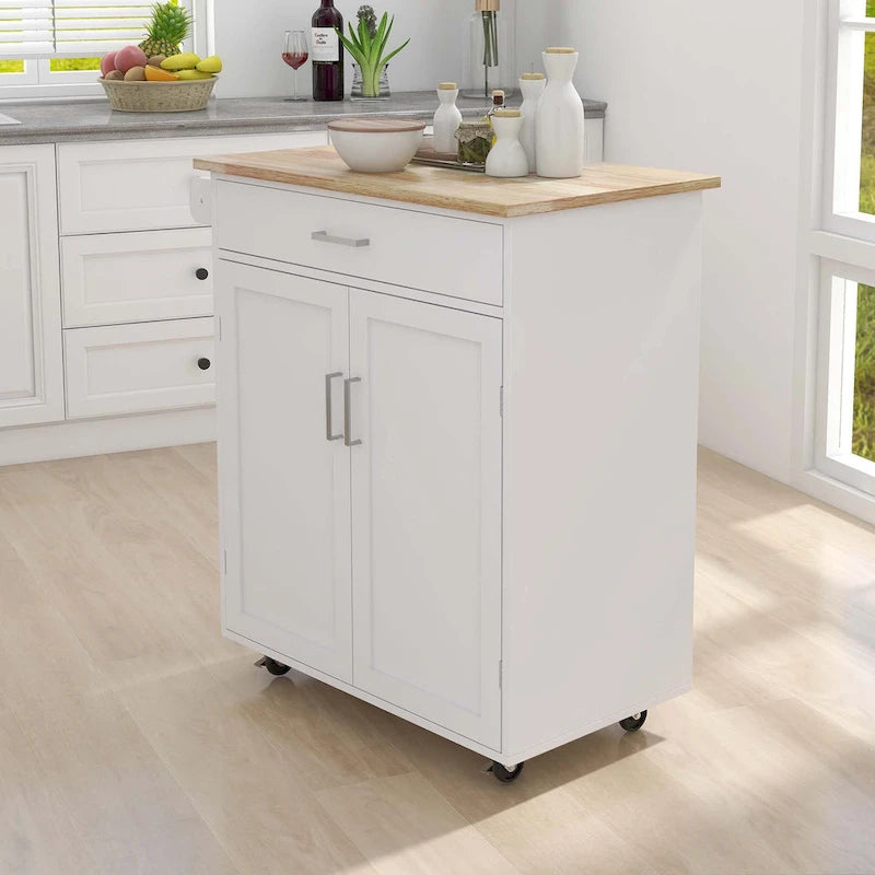 Carrito isla de cocina con ruedas