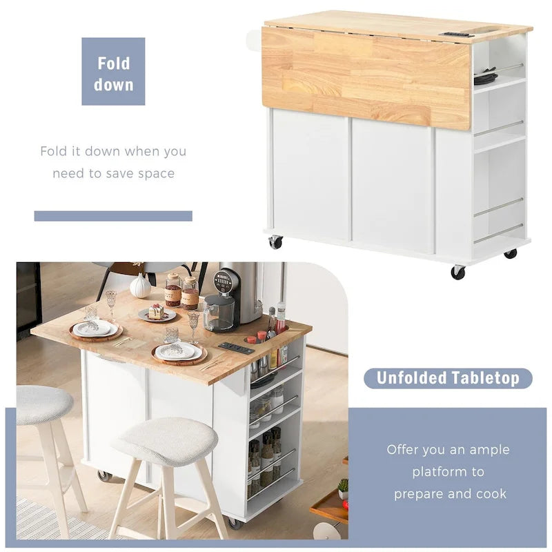 Kücheninsel mit Steckdose