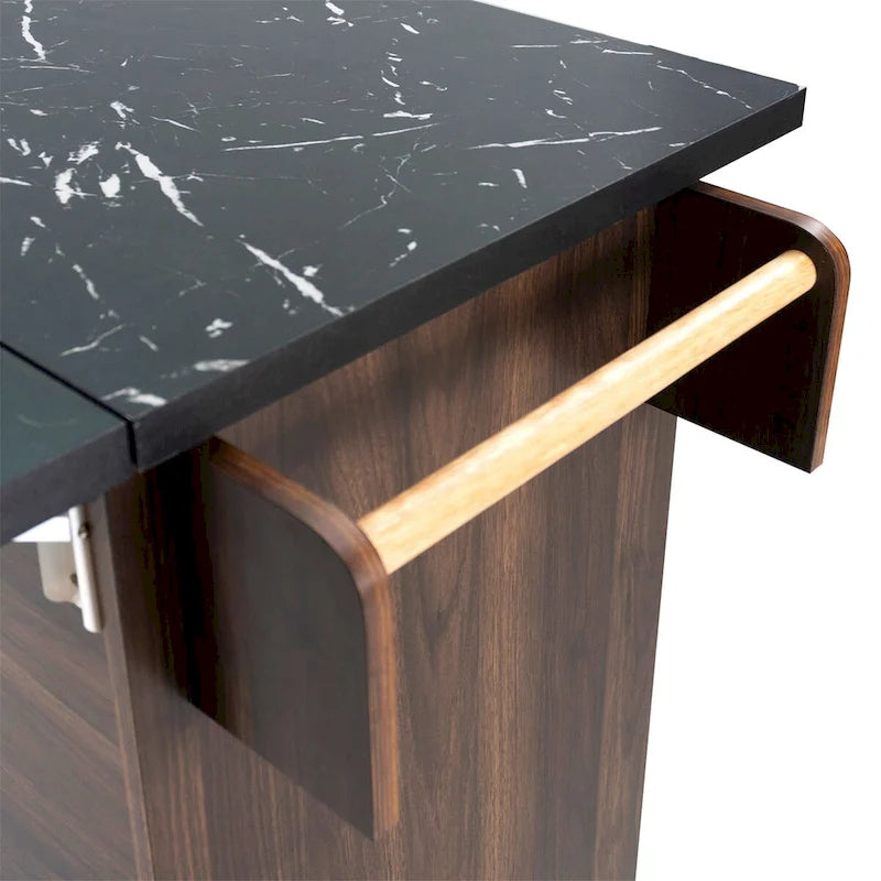 Kücheninsel mit Müllbehälter-Stauraumschrank