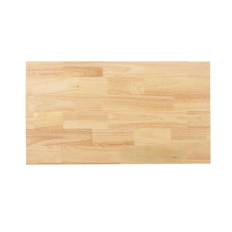Desserte de cuisine contemporaine en bois avec roulettes, tiroirs et placard