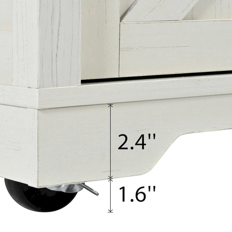 Rollbarer Küchenwagen auf Rollen für Zuhause, Küche und Esszimmer